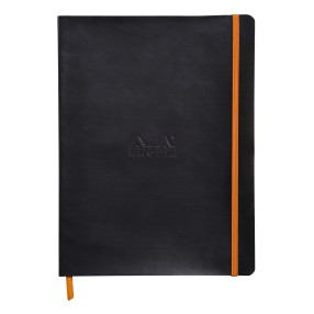 Rhodia Softcover Notebook - Large - Black - Lined